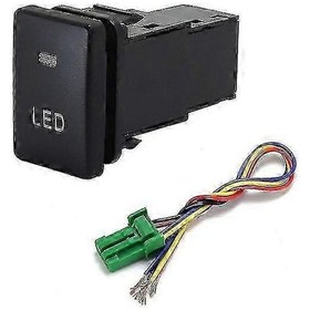 Resim 1 Adet Bsm Drl Led Park Radarı Pil Güç Kaynağı Direksiyon Kutusu Müzik Anahtarı Düğmesi Suzuki Jimny 2019 S20241212963 Led. 