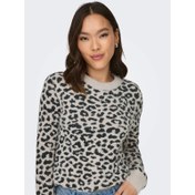 Resim Jdy Jdylorraine Animal L/S Pullover Kadın Kazak 15292890 (15292890) 