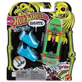 Resim Hot Wheels Skate Neon Temalı Parmak Kaykay ve Ayakkabı Paketi Beak Breaker HVK45 