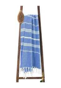 Resim Summer Wind Soft %100 Pamuk Peştemal 100x180 Cm Mavi Çok Renkli 