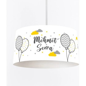 Resim instababyrooms Çocuk Odası Dijital Baskılı Tekli Modern Sarkıt Avize Special Model 1394 