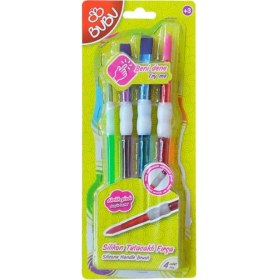 Resim CetKing Silikon Fırça Tutacaklı 4 Lü BUBU-FR0003 