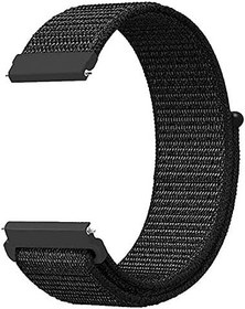 Resim Microsonic Garmin Forerunner 55 Hasırlı Kordon Woven Sport Loop Siyah 
