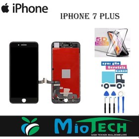 Resim Apple Uyumlu iPhone 7 Plus Lcd Ekran Dokunmatik Kırılmaz Cam Tamir Seti 