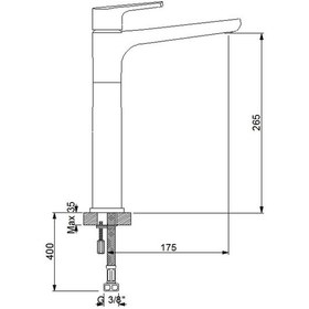 Resim Newarc Newart Çanak Tipi Lavabo Bataryası Krom 