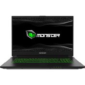 Resim Monster Abra A7 V13.2.3 Intel Core i5-11400H 16GB RAM 500GB SSD 4GB RTX3050Ti FreeDOS 17.3 inç FHD 144Hz Oyun Bilgisayarı Siyah 