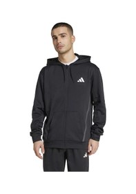 Resim Black Adidas Erkek Günlük Kapşonlu Eşofman Üstü Gg Fz Hd Jm1033 SiYAH 