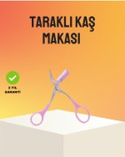 Resim Skygo Kaş Düzeltme Makası Taraklı – Profesyonel ve Pratik Kaş Bakımı 