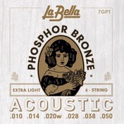 Resim La Bella Akustik Tel Set 7GPT 
