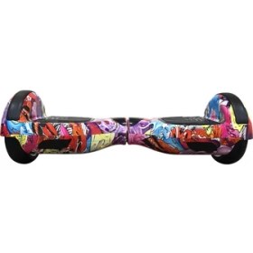 Resim Citymate Elektrikli Kaykay Hoverboard Bluetooth Hoparlörlü 6.5 Inch Akıllı Dengeli - Butterfly Grafiti Desenli 