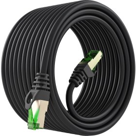 Resim Aogo 15 Metre Cat 7 Patch Kablo 15M Cat7 Ethernet Kablosu 10GBPS Internet Kablosu RJ45 Network Cord Patch 