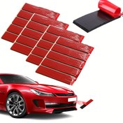 Resim 20'li Paket Plaka Bandı, Plaka Sabitleme Pedleri, Çift Taraflı Yapışkanlı Plaka Pedleri, Araba Plakaları için Çift Taraflı Köpük Pedler 