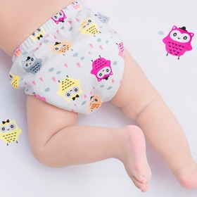 Resim 3 adet Tuvalet Eğitimi Pantolonu - Yumuşak Pamuk, Sevimli Baykuş ve Balık Tasarımı, Erkek ve Kızlar için Elastik Bel, Gençler için Rahat Bebek Bezi 