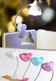 Resim Toptan Bulurum Masaüstü Klipsli Bükülebilir Kitap Okuma Led Işık 