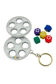 Resim Ozba Ticaret Squid Game Kumlu Model Oyun Taşı – 5 Taş Seti Renkli Taş Gonggi, Beş Taş, Kalamar Oyunu 