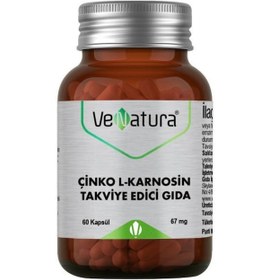 Resim Venatura Çinko L-Karnosin 60 Kapsül 