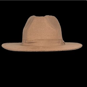 Resim Twingold İsme Özel Panama Fötr Şapka - Ab01004 - Camel Camel 