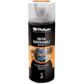 Resim Polisan Isıya Dayanıklı Sprey Boya Siyah 400 ML 