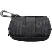 Resim Springsun Golf Aksesuar Depolama Bel Çantası - Bölmeli Fermuarlı, Taşınabilir Outdoor Spor Çantası Siyah Siyah 