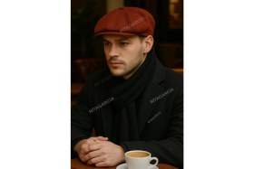 Resim Erkek Kasket Peaky Blinders Kaşe Kumaş Şapka Kasket 