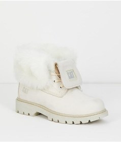 Resim Caterpillar Utah Fur Beige Nubuk Kadın Bot Siyah 