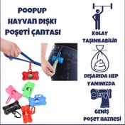 Resim PoopUp Hayvan Dışkı Poşeti Çantası 
