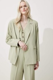 Resim DeFacto Keten Karışımlı Blazer Kadın 