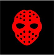 Resim SEÇ Korkunç Korku Maske Sticker Çok Amaçlı Sticker 