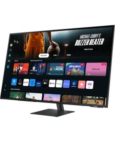 Resim Samsung 43” 109CM UHD Akıllı Smart Monitör TV 4K Ultra HD Görüntü Şık Ince Tasarım + Logitech Kablosuz Klavye 