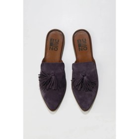 Resim Bueno Shoes Mor Süet Kadın Düz Terlik 01WN0111 01WN0111 