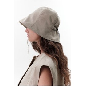 Resim Manuka Lastik Detaylı Bucket Şapka Yeşil Yeşil 