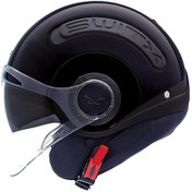 Resim Nexx Sx.10 Siyah Yarım Açık Kask Mat Siyah 