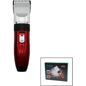 Resim Shopwave Waer WA-001 Saç Sakal Kesme Traş Makinesi Çift Bataryafiş Şarjlıkesim Ayarlı Bıçak=0.8--2.0mmr.krom Kaplı Gövde (5047) 