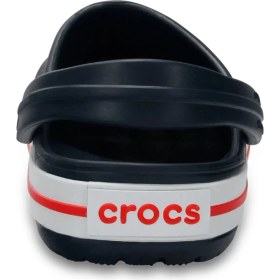 Resim Crocs Crocband Kız Çocuk Terlik KNAVY/RED Düz Topuklu Konforlu Kullanım Alanı İçin Tasarlandı RED28-29 