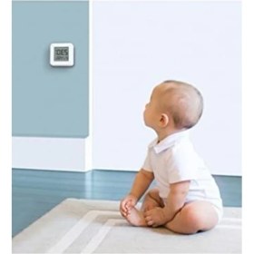 Resim Mijia Miaomiao Dijital Termometre LCD Ekranlı Isı Nem Ölçer 