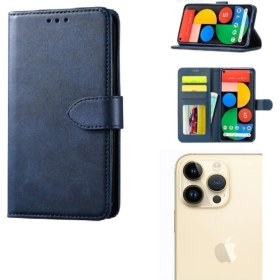 Resim Bg Aksesuar Apple iPhone 14 Pro Max Cüzdanlı ve Kapaklı Kılıf 