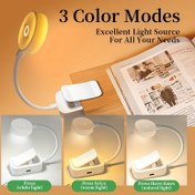 Resim USB Şarj Edilebilir Okuma Lambası, Yatak Başucu Masası İçin Ayarlanabilir Gece Işığı, 360° Esnek Kitap Aydınlatıcısı ile Kademeli Parlaklık Fonksiyonlu – Akşam Okuyuşları ve Dersler için Ideal, Mini Taşınabilir LED Okuma Lampası, Yatak Başı Aydınlatma,Çalışma Lambası,Taşınabilir Işık,Modern Gece Lambası,Dayanıklı İnşaat,Enerji tasarruflu ışık,Ayarlanabilir Parlaklık,Yatak Odası Dekoru,Kitap Severler 