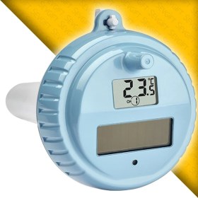 Resim Sevgift Dijital Havuz Termometresi | 'venice' Havuz Sıcaklık Ölçer | Ortam Isı Nem Ölçer | Tfa 30.3056.10 