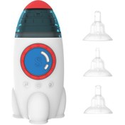 Resim Moveevo Şirin Bebek Burun Aspiratörü: 3 Seviye Emme, Düşük Ses, Geri Akış Önleyici, Şarjlı, Led, Müzik Ve Taşıma Kılıfı 