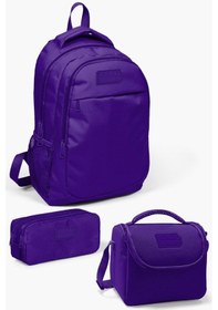 Resim Coral High Kids Mor 3 Lü Okul Çanta Seti Set0114397 
