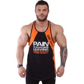 Resim Big Sam Spor Atlet Fileli Fitness Tank Top Big Sam 2290 