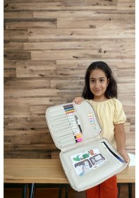Resim Next Craft Evrak Çantası Kalemlik Ve Defter Çocuklar İçin Etkinlik Ve Aktivite Çantası Bej 