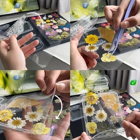 Resim 5 adet/20 adet/40 adet/60 adet Bahar Çiçeği Şişe Kitap İşareti Seti, Bahar Çiçeği Yaratıcı El Yapımı Koleksiyon Şeffaf Yaprak Kitap İşareti Örnek Plastik Mühür, Kabartmalı Malzeme Ambalajı, Bahar için Temel 