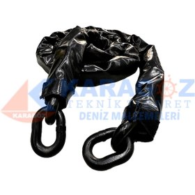 Resim Motorsiklet Zinciri Kılıflı Kesilmez Zincir 13 MM 1.5 MT 