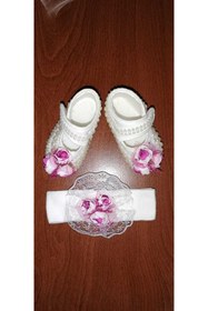 Resim İncili Süslü Bebek Patik 00044 