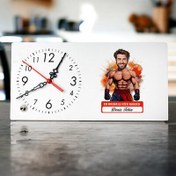 Resim Karikatürlü En Başarılı Erkek Kick Boksçu Masa Saati 
