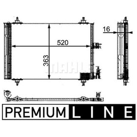 Resim BEHR MAHLE AC323000P (8FC351301-031) Klima Radyatoru 8FC351301031 (WF582345) 