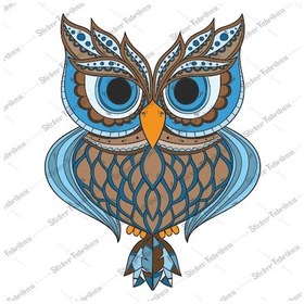 Resim Baykuş Sticker 00252 