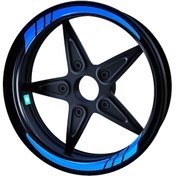 Resim Moto GP Azur Mavi İç Jant Şeridi Sticker Çınar Extreme 