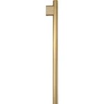 Resim System 9772 Silindir Çizgili Çekme/sürgü Kapı Kolu Altın Saten Renk 49 cm (Iki Delik Arası Mesafe) 